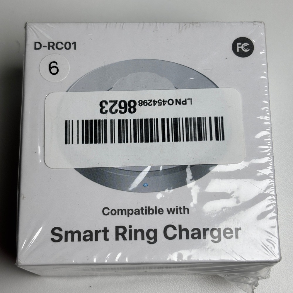 Smart Ring Charger D-RC01 for Oura Ring Gen‎ 3 Gen 2 Fast Charging Dock White